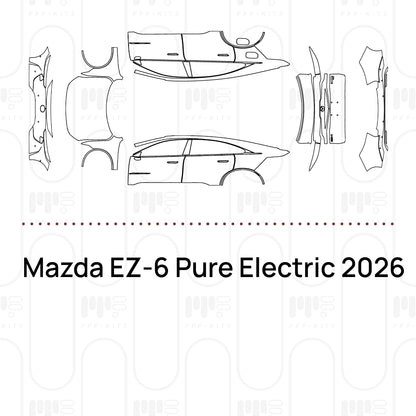 PPF prédécoupé Mazda EZ-6 Pure Electric 2026