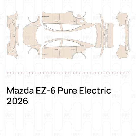 PPF prédécoupé Mazda EZ-6 Pure Electric 2026