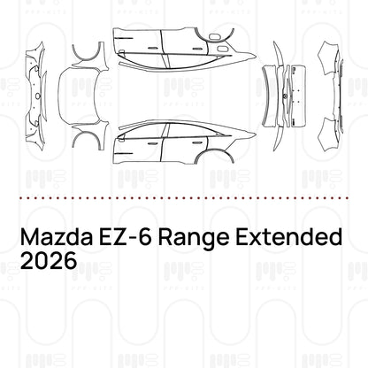 PPF prédécoupé Mazda EZ-6 Range Extended 2026