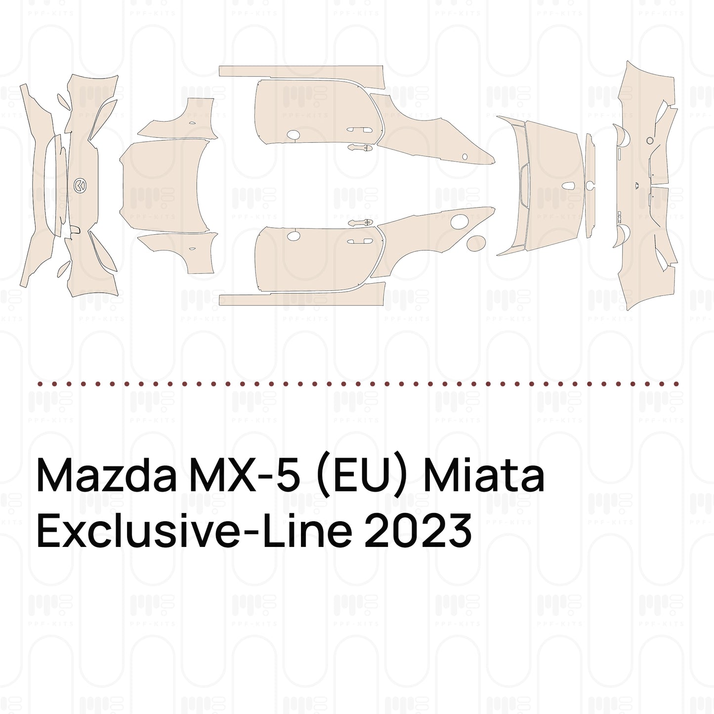 PPF prédécoupé Mazda MX-5 (EU) Miata Exclusive-Line 2023
