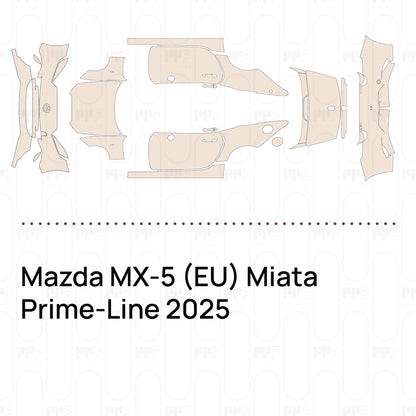 PPF prédécoupé Mazda MX-5 (EU) Miata Prime-Line 2025