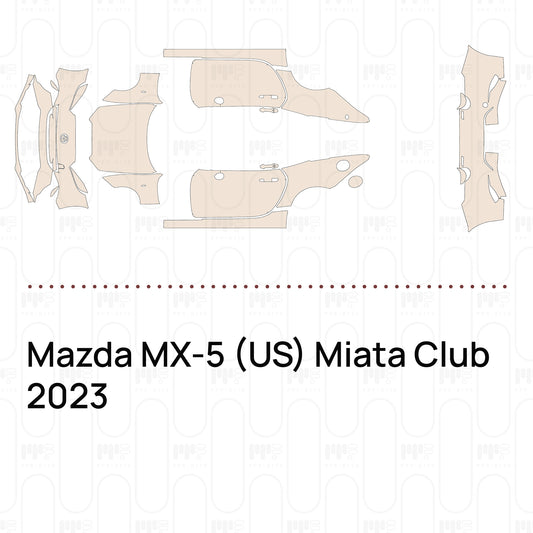 PPF prédécoupé Mazda MX-5 (US) Miata Club 2023
