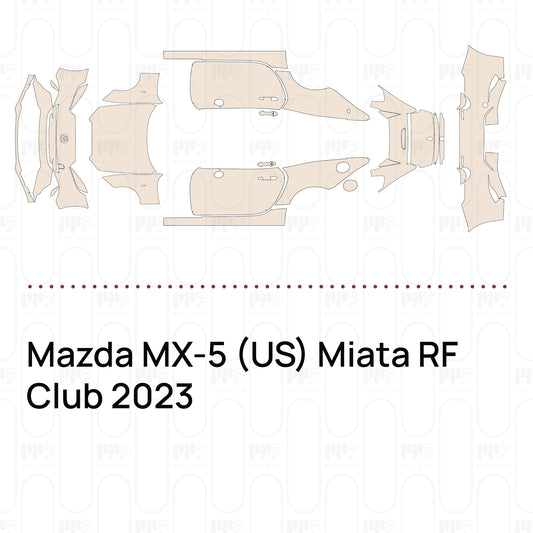 PPF prédécoupé Mazda MX-5 (US) Miata RF Club 2023