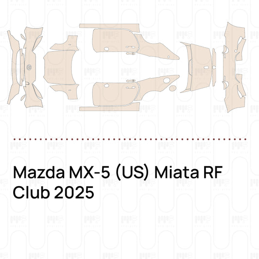 PPF prédécoupé Mazda MX-5 (US) Miata RF Club 2025