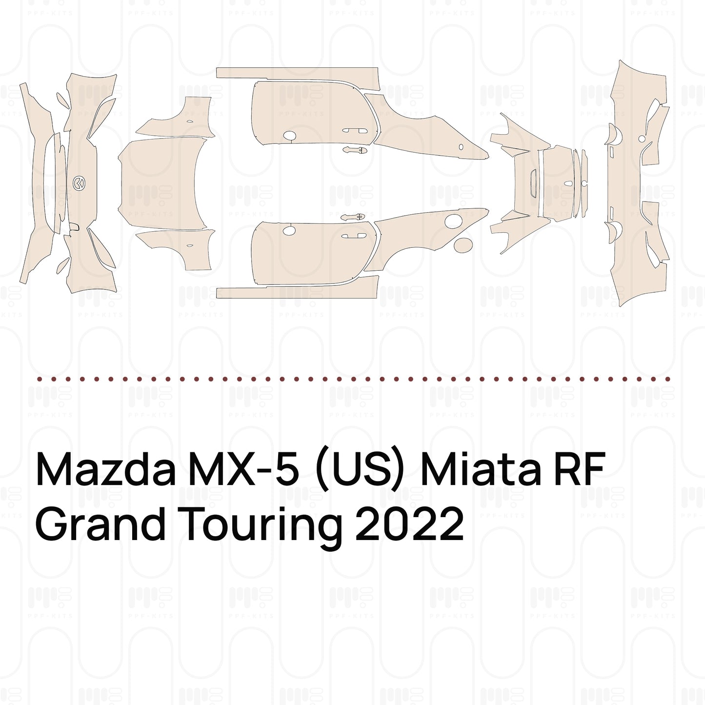 PPF prédécoupé Mazda MX-5 (US) Miata RF Grand Touring 2022