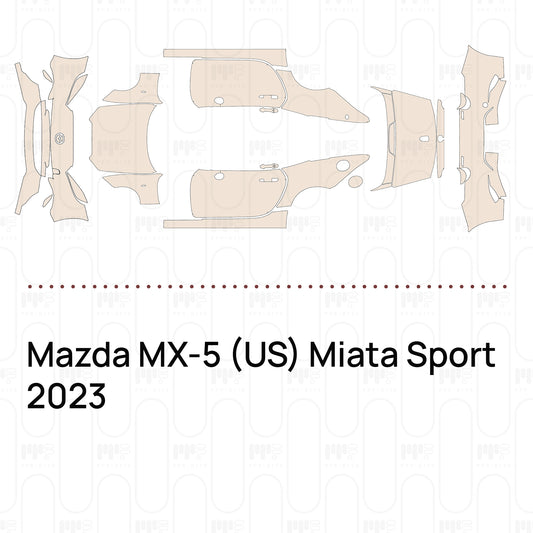 PPF prédécoupé Mazda MX-5 (US) Miata Sport 2023
