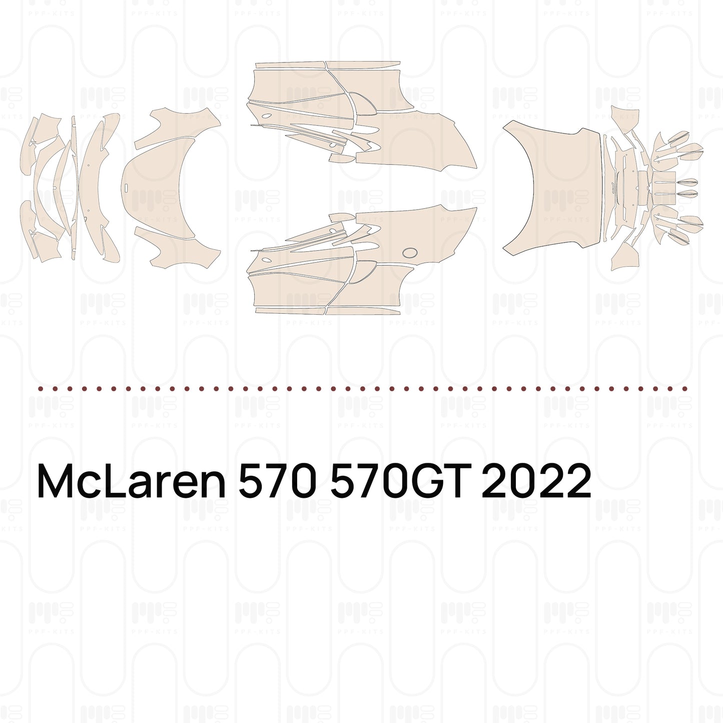PPF prédécoupé McLaren 570 570GT 2022