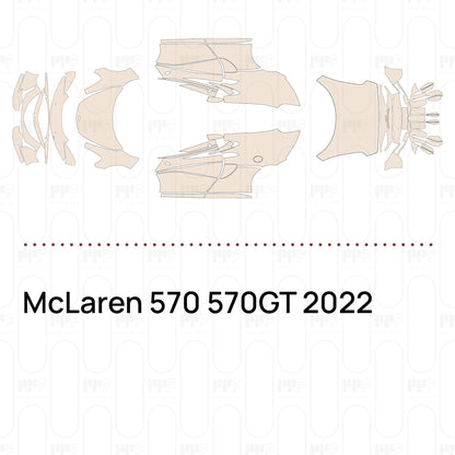 PPF prédécoupé McLaren 570 570GT 2022