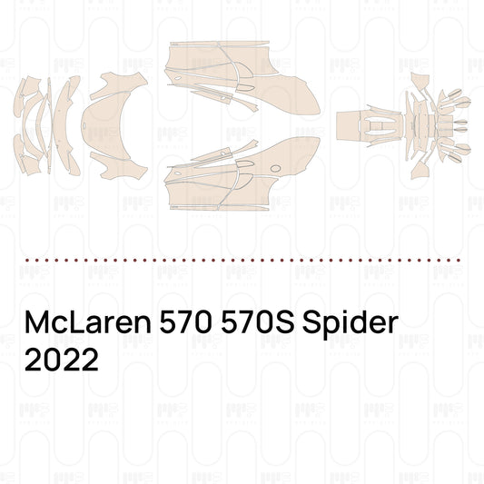 PPF prédécoupé McLaren 570 570S Spider 2022