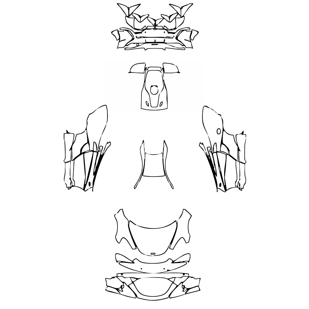Pre-Cut PPF McLaren 600LT Coupe 2020 - PPF-Kits