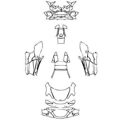 Pre-Cut PPF McLaren 600LT Spider 2022 - PPF-Kits