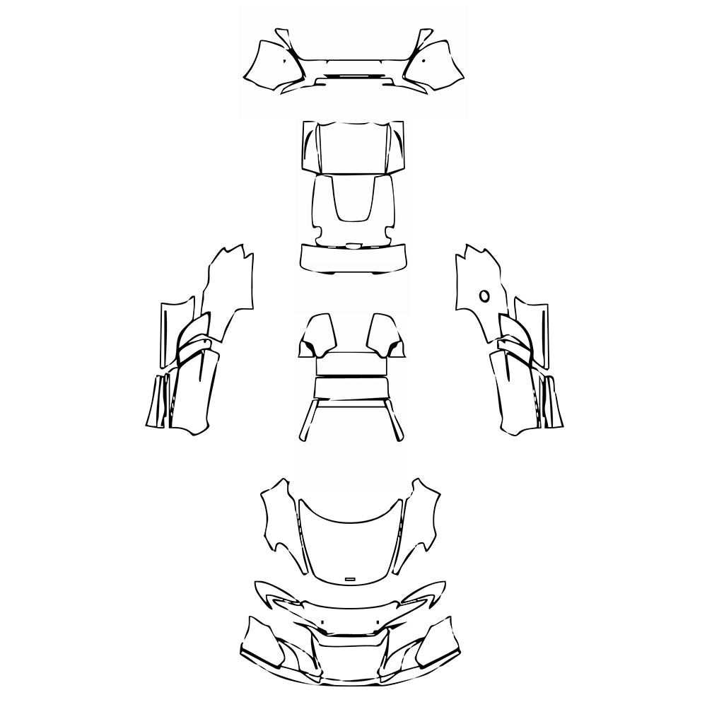 Pre-Cut PPF McLaren 650 650S Spider 2015 - PPF-Kits
