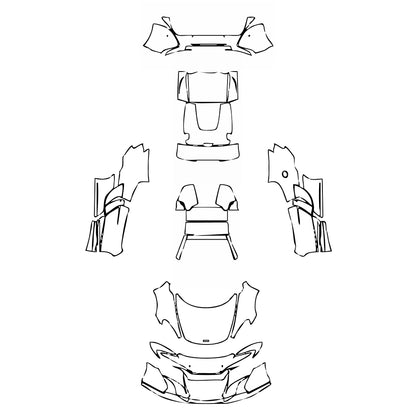 Pre-Cut PPF McLaren 650 650S Spider 2015 - PPF-Kits
