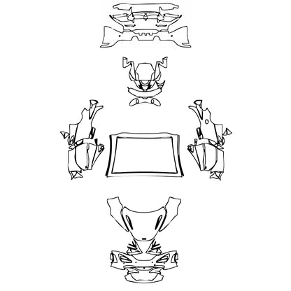 Pre-Cut PPF McLaren 720S Spider 2021 - PPF-Kits