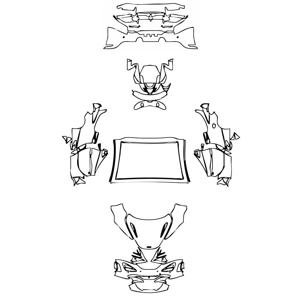 Pre-Cut PPF McLaren 720S Spider 2022 - PPF-Kits