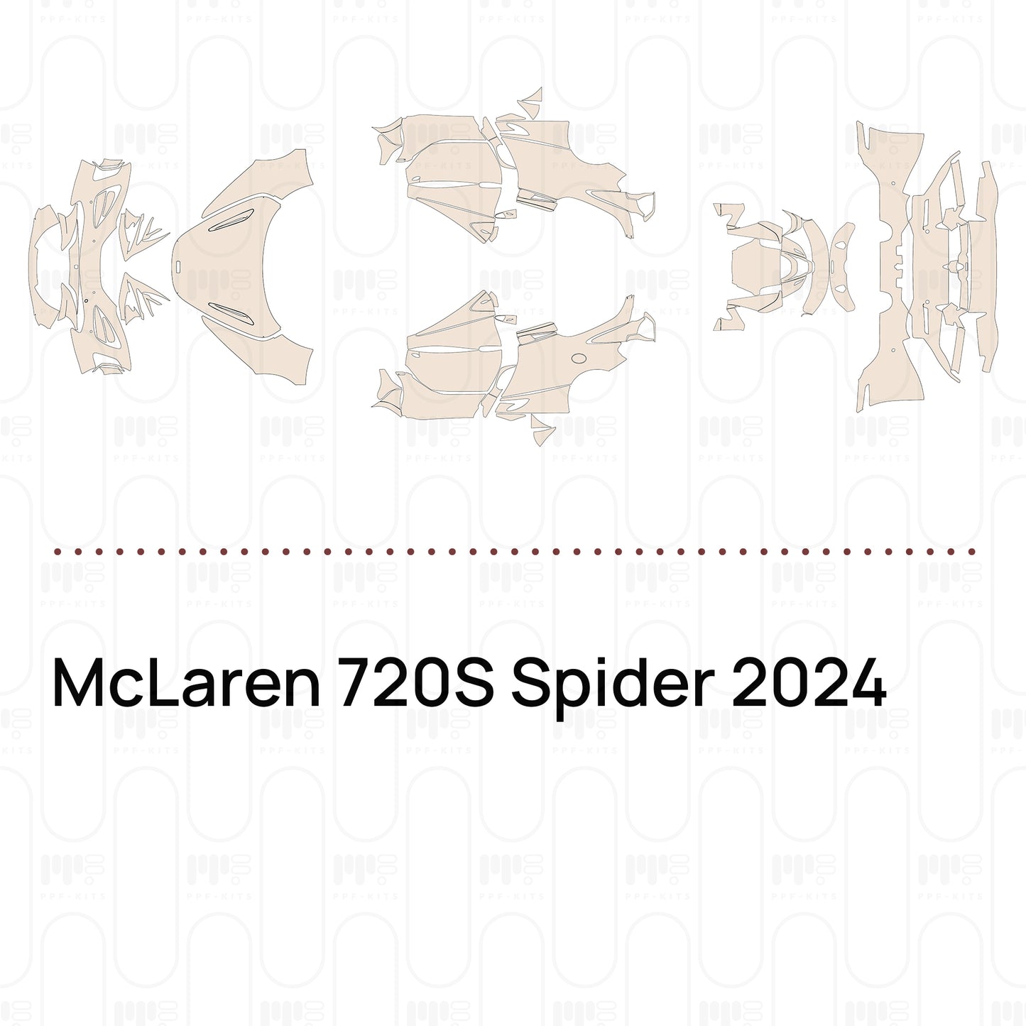 PPF prédécoupé McLaren 720S Spider 2024