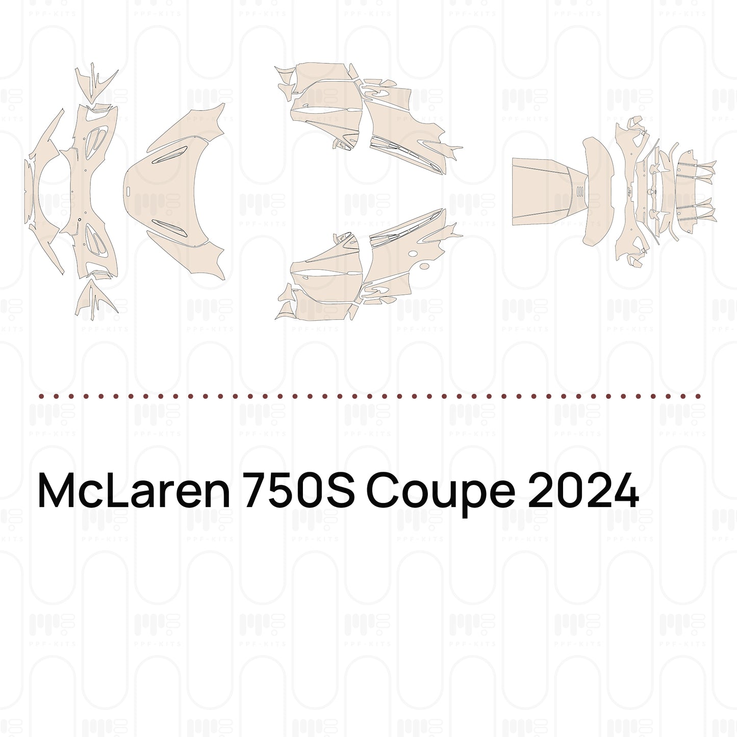 PPF prédécoupé McLaren 750S Coupe 2024
