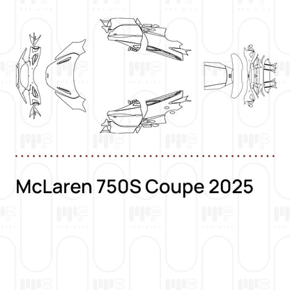 PPF prédécoupé McLaren 750S Coupe 2025