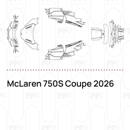 PPF prédécoupé McLaren 750S Coupe 2026