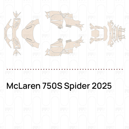 PPF prédécoupé McLaren 750S Spider 2025