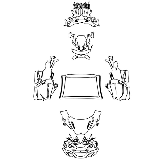 Pre-Cut PPF McLaren 765LT Spider 2022 - PPF-Kits