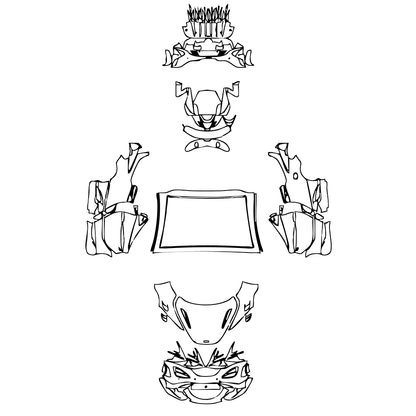 Pre-Cut PPF McLaren 765LT Spider 2023 - PPF-Kits