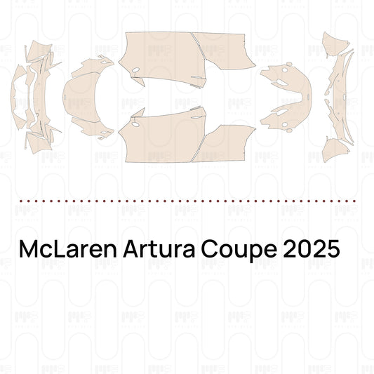 PPF prédécoupé McLaren Artura Coupe 2025
