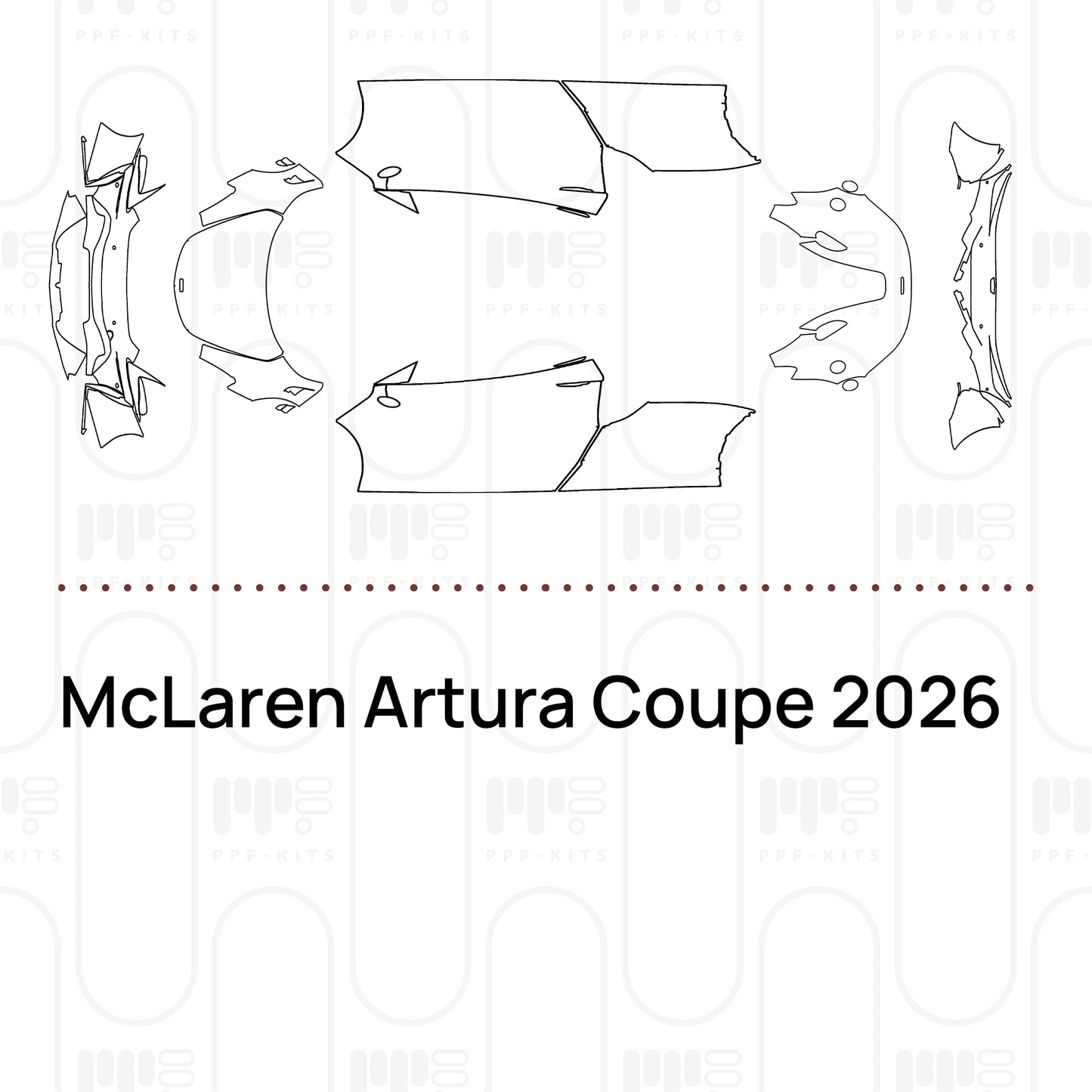 PPF prédécoupé McLaren Artura Coupe 2026