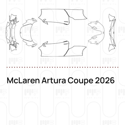 PPF prédécoupé McLaren Artura Coupe 2026
