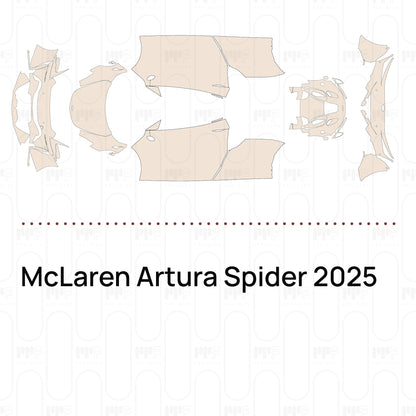 PPF prédécoupé McLaren Artura Spider 2025