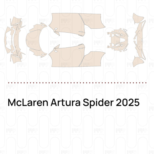 PPF prédécoupé McLaren Artura Spider 2025