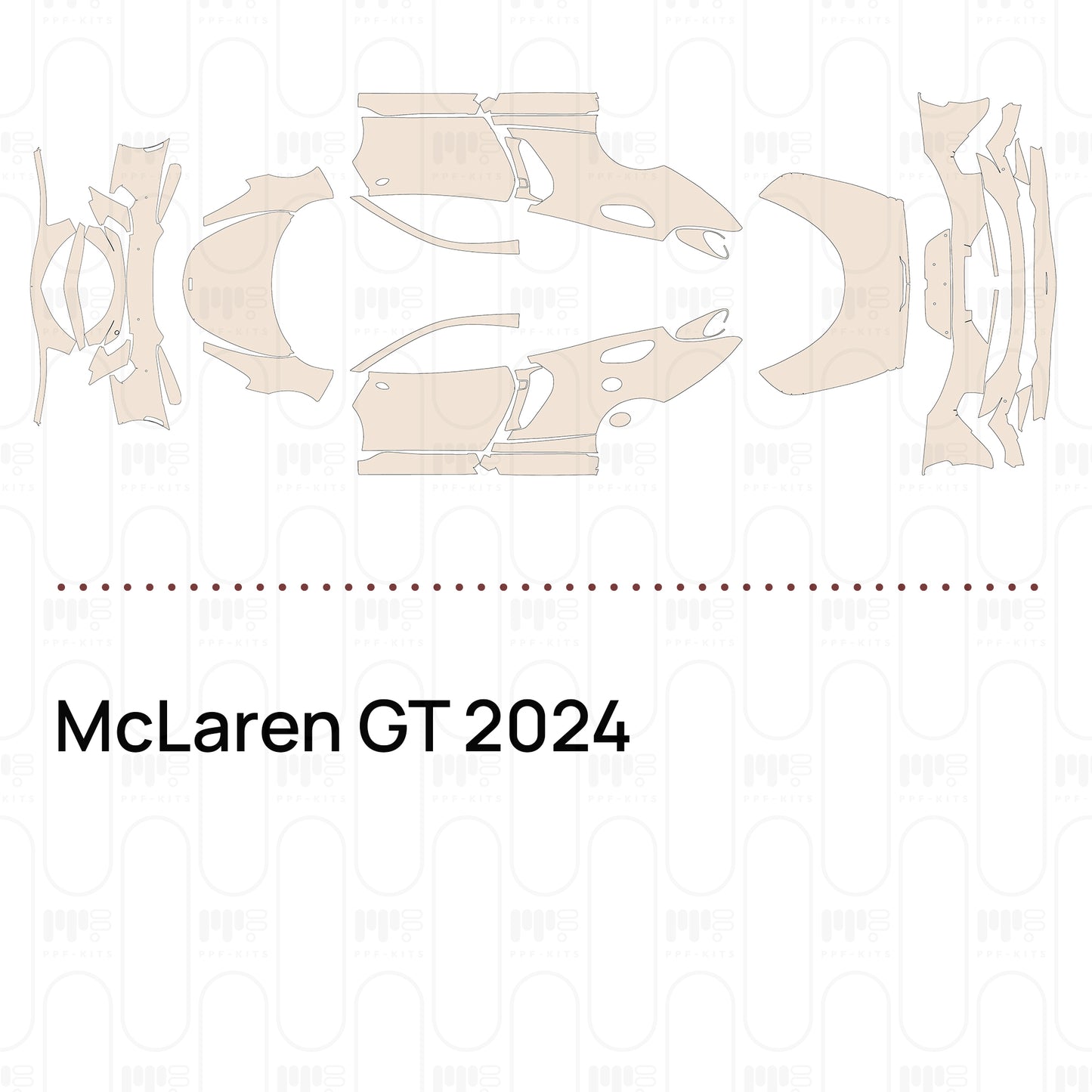 PPF prédécoupé McLaren GT 2024