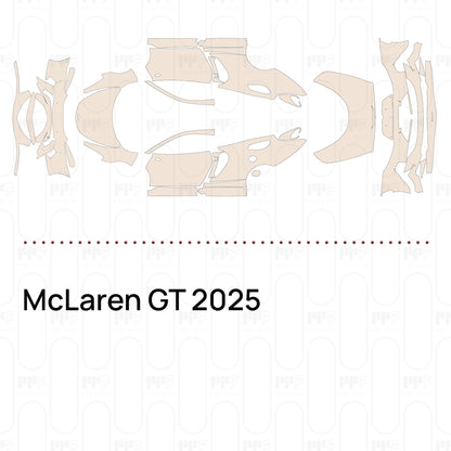 PPF prédécoupé McLaren GT 2025