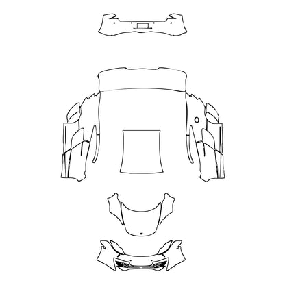 Pre-Cut PPF McLaren MP4-12C Coupe 2013 - PPF-Kits