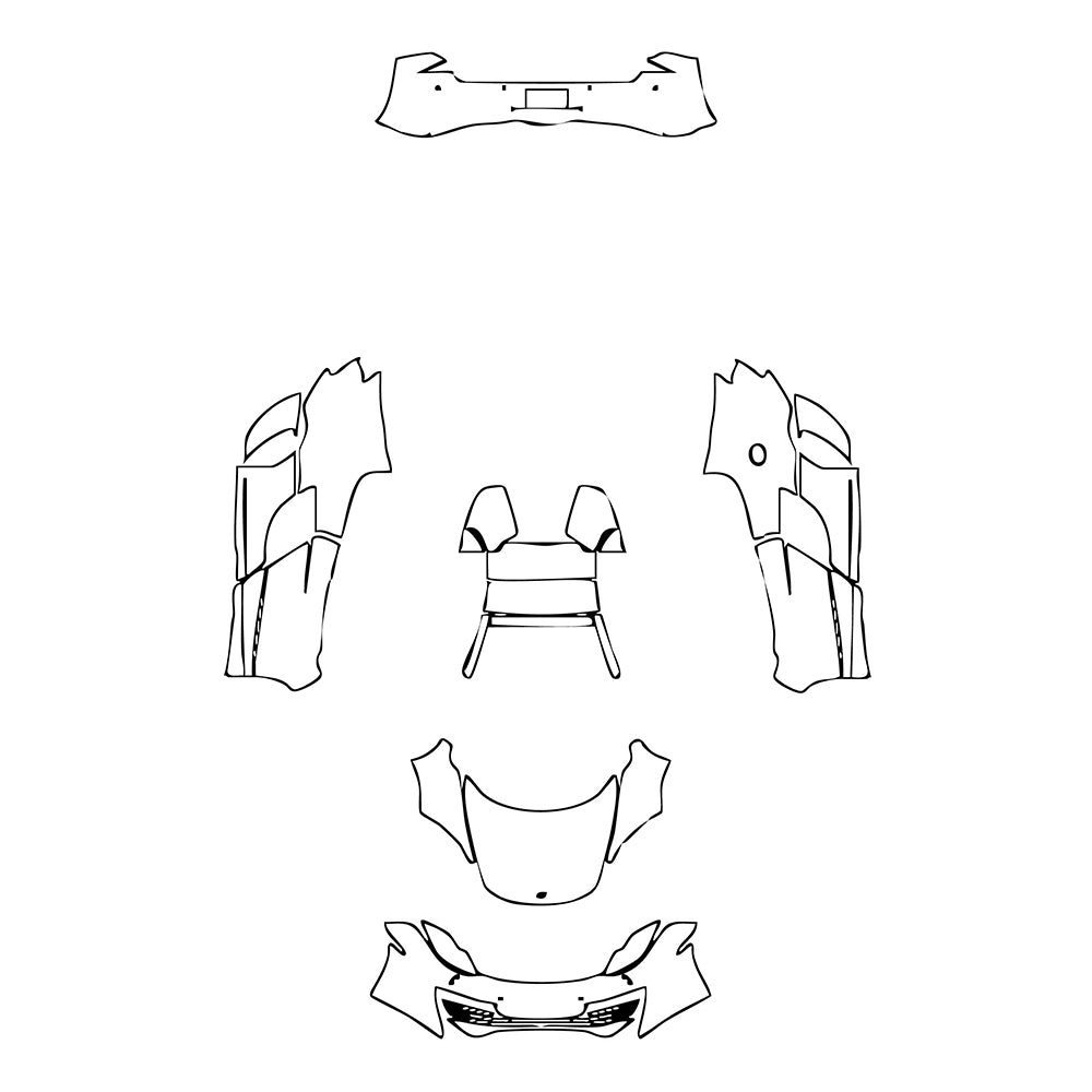 Pre-Cut PPF McLaren MP4-12C Spider 2013 - PPF-Kits