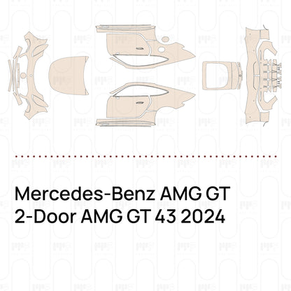 PPF prédécoupé Mercedes-Benz AMG GT 2-Door AMG GT 43 2024