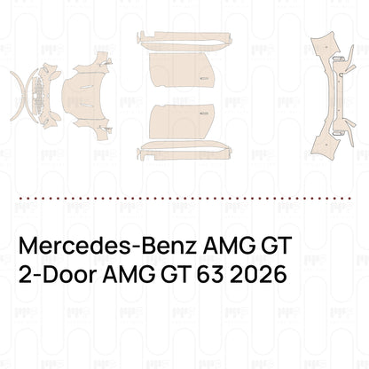 PPF prédécoupé Mercedes-Benz AMG GT 2-Door AMG GT 63 2026