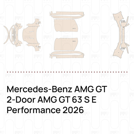 PPF prédécoupé Mercedes-Benz AMG GT 2-Door AMG GT 63 S E Performance 2026