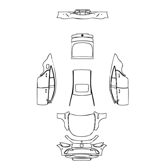 Pre-Cut PPF Mercedes-Benz AMG GT 4-Door 43 2023 - PPF-Kits
