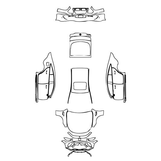Pre-Cut PPF Mercedes-Benz AMG GT 4-Door 63 2020 - PPF-Kits