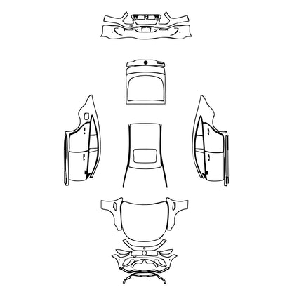 Pre-Cut PPF Mercedes-Benz AMG GT 4-Door 63 2022 - PPF-Kits