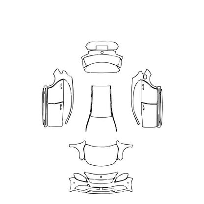 Pre-Cut PPF Mercedes-Benz A Class Hatchback Sport 2016 - PPF-Kits