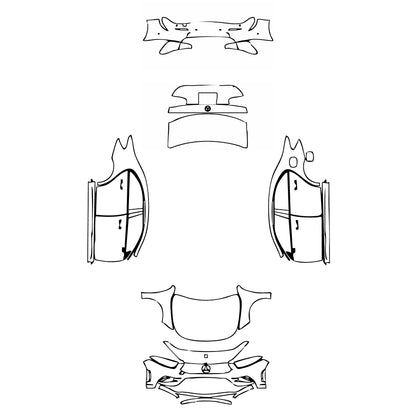 Pre-Cut PPF Mercedes-Benz A Class Sedan AMG Line Standard Wheelbase 2021 - PPF-Kits