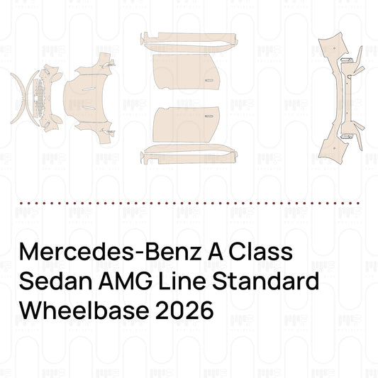 PPF prédécoupé Mercedes-Benz A Class Sedan AMG Line Standard Wheelbase 2026