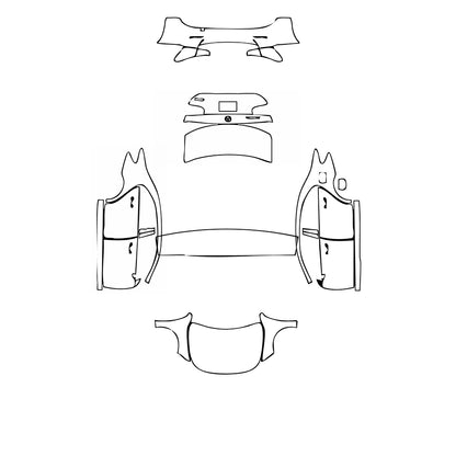 Pre-Cut PPF Mercedes-Benz A Class Sedan Base Extended Wheelbase (Chinese only) 2023 - PPF-Kits
