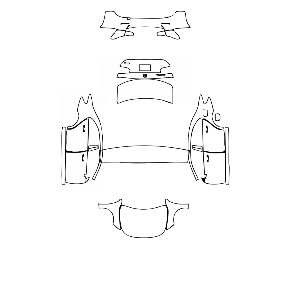 Pre-Cut PPF Mercedes-Benz A Class Sedan Base Extended Wheelbase (Chinese only) 2025 - PPF-Kits