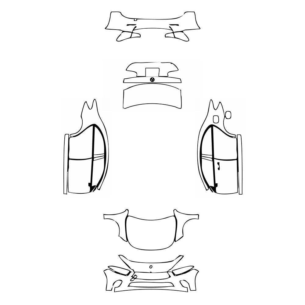 Pre-Cut PPF Mercedes-Benz A Class Sedan Base Standard Wheelbase 2022 - PPF-Kits
