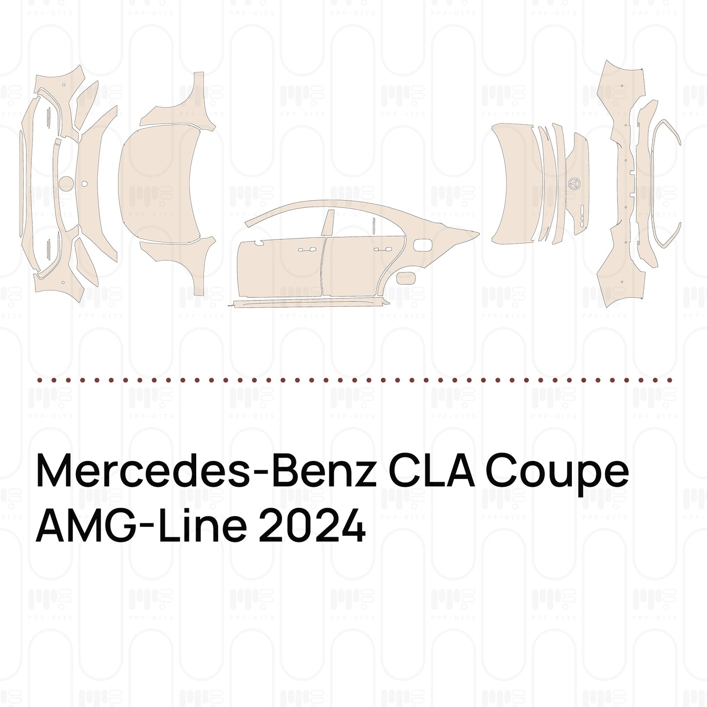 PPF prédécoupé Mercedes-Benz CLA Coupe AMG-Line 2024