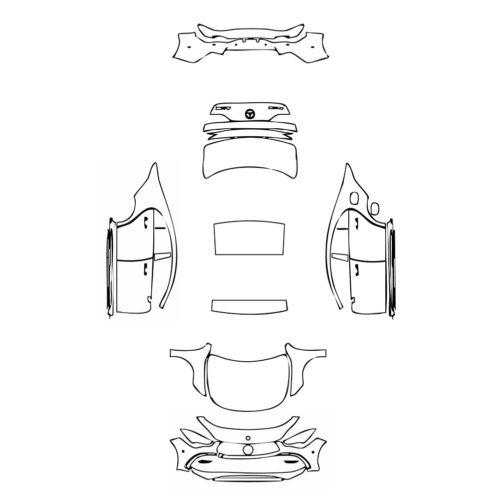 Pre-Cut PPF Mercedes-Benz CLA Coupe AMG CLA 35 2024 - PPF-Kits