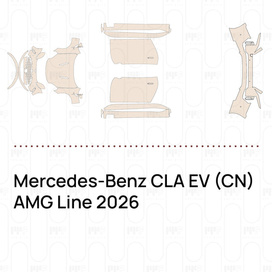 PPF prédécoupé Mercedes-Benz CLA EV (CN) AMG Line 2026